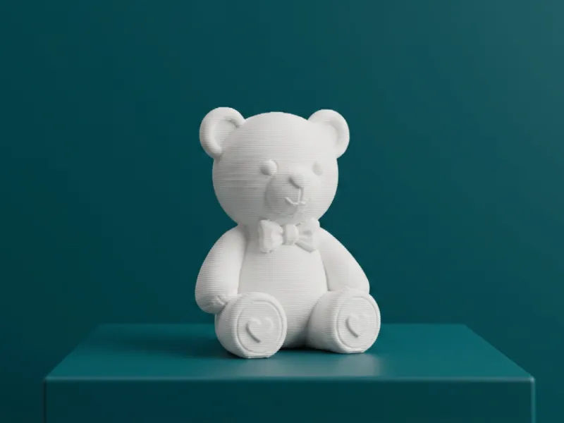 Dollhouse Teddy Bear Toy 3D Model