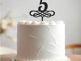 Five Cake Topper-0