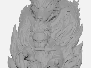 Naruto Bust and Kurama
