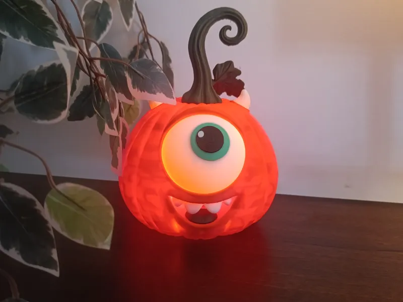 Mike Wazowski Cute Halloween Pumpkin
