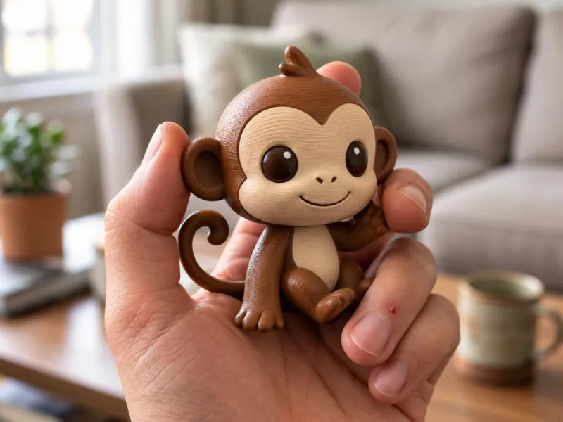 Cute Baby Monkey Figurine – Noah0x03