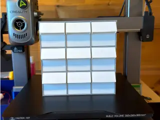 rangement d'atelier à 9 compartiments
