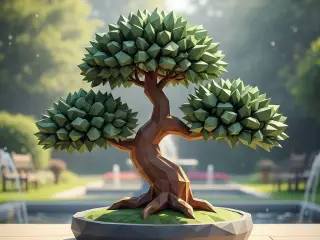 Bonsai Low Poly