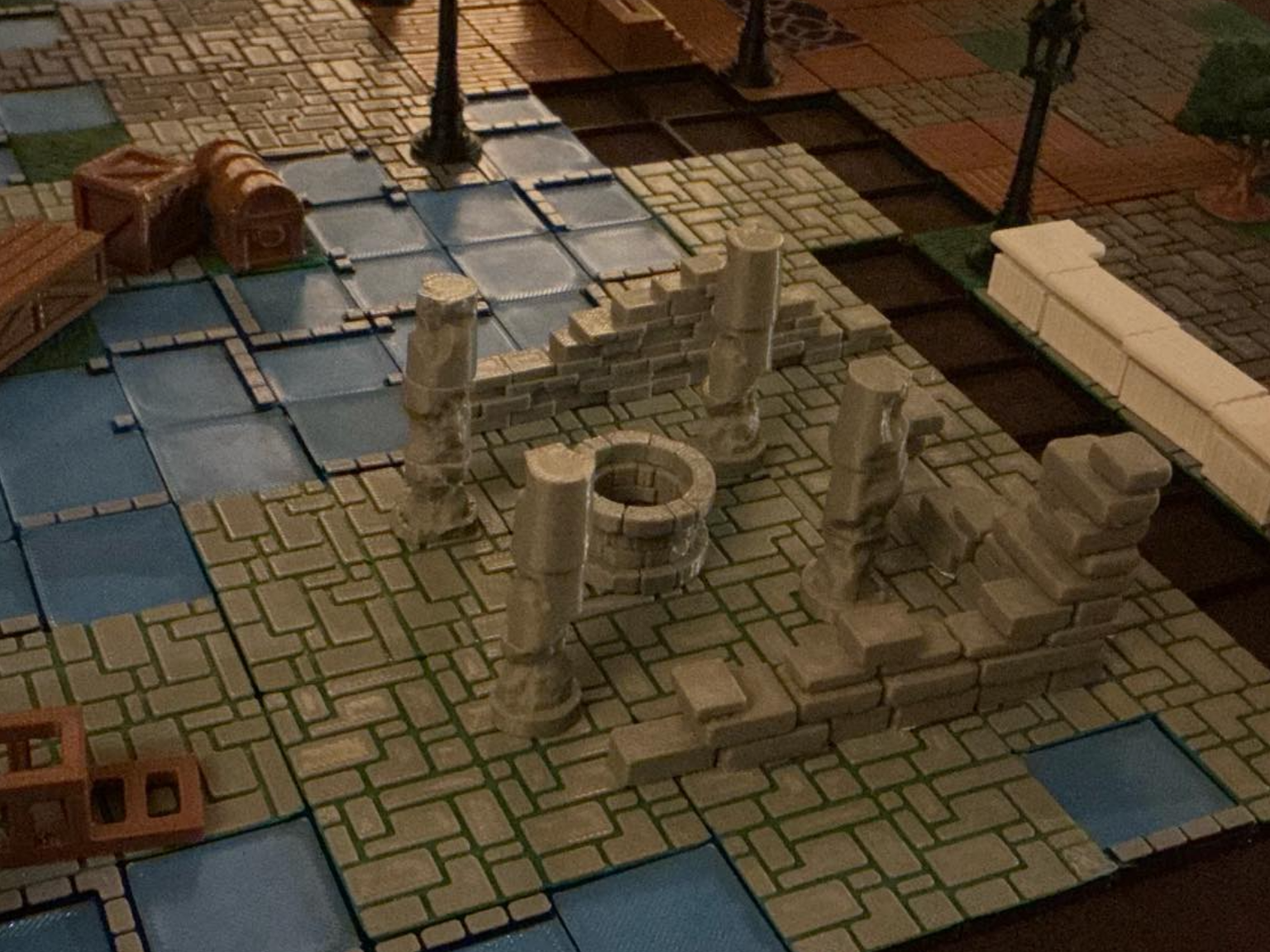 3D Printer Files | 3MF File | Stone fantasy well - DND terrain