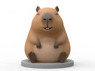 Capibara tierno
