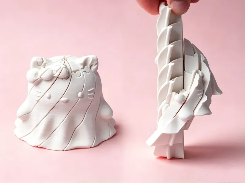 Giocattolo antistress a forma di piccolo fantasma di Hello Kitty