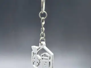 Hoppy Beer Keychain