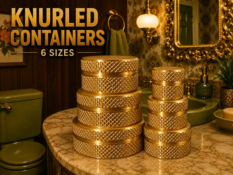 Knurled Container Set - 25mm Edition