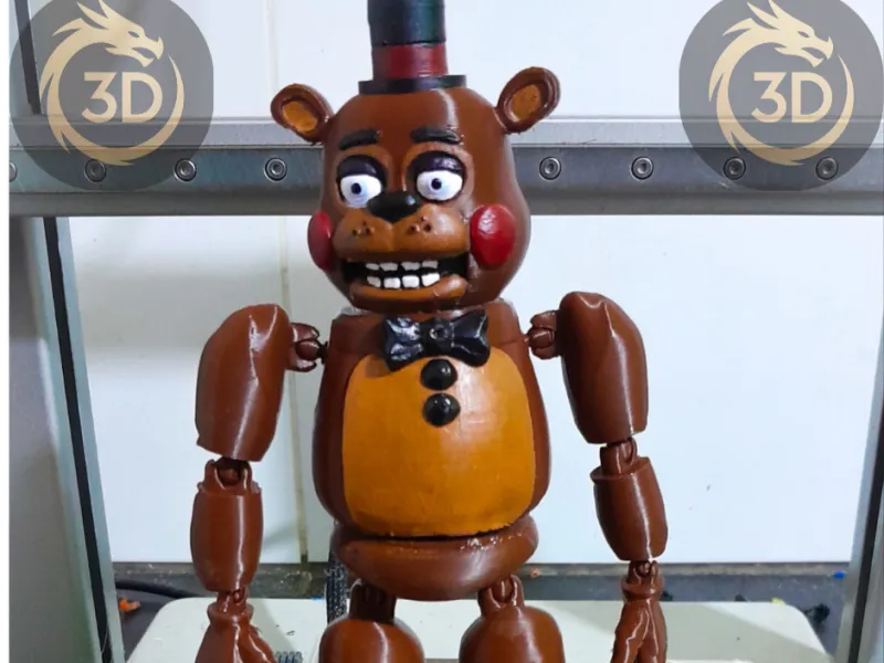 شخصية فريدي المفصلية من لعبة Five Nights at Freddy's 2