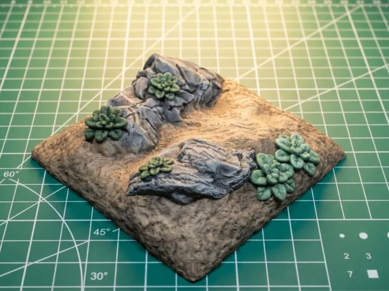 Miniature terrain BasePI8