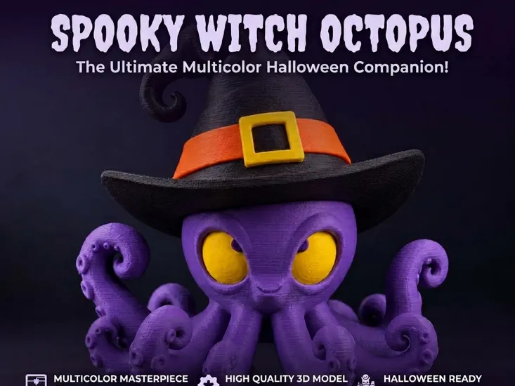 SPOOKY WITCH OCTOPUS