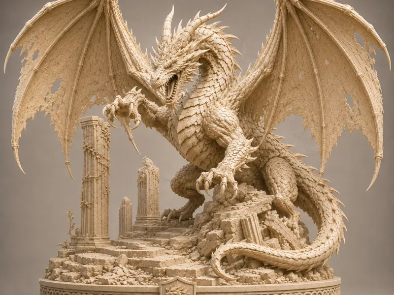 Draco Sobre ruinas