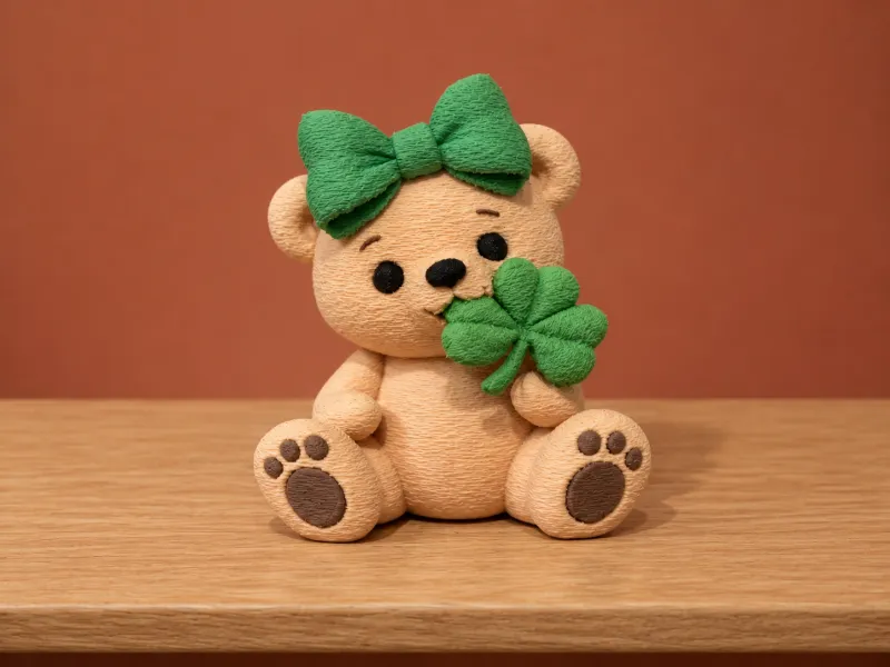Lucky Bella Ediția Sfântul Patrick Cozy Teddy Bear