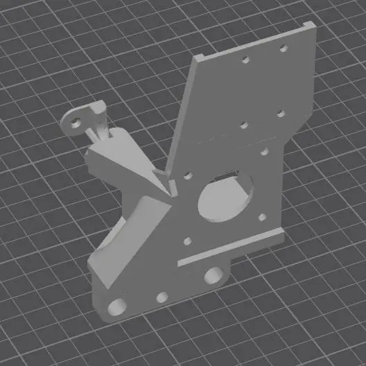Ender 5系列直驱安装座及断料检测支撑架