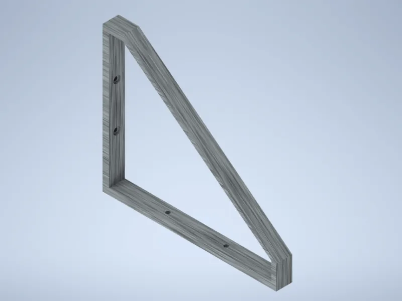 Shelf bracket for shelves of 200mm x 18 mm