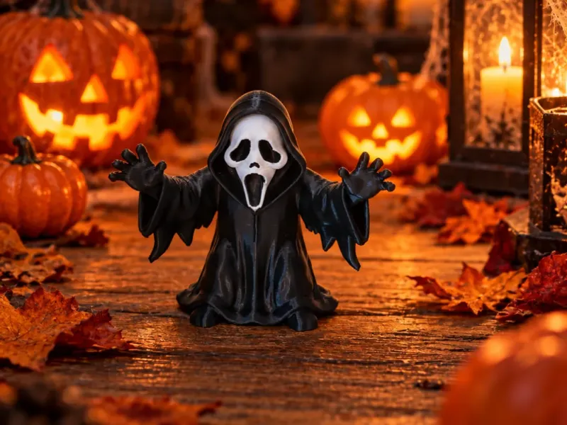 Screaming Ghost – Halloween Figurine