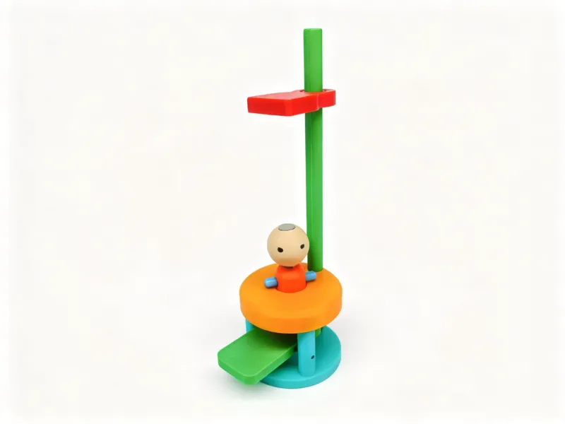 Retro Toy - Magnetic Jumping Figure