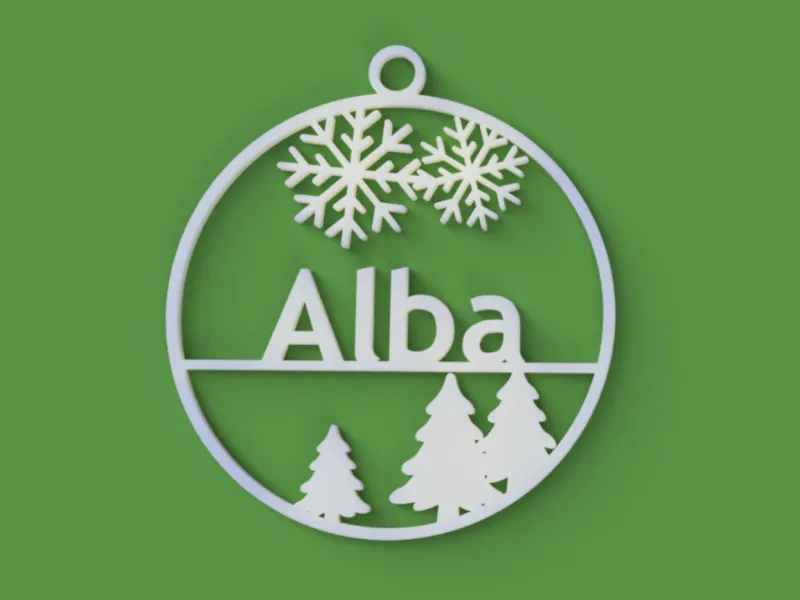 Christmas ball - Alba