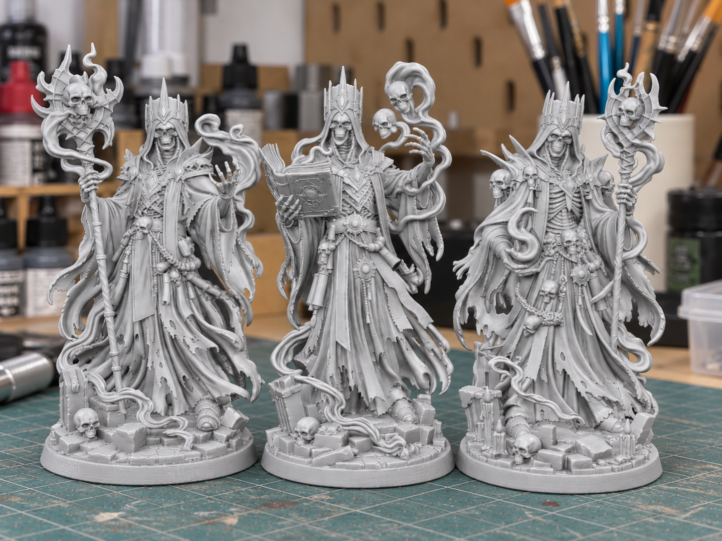Undead Lich Kings 3D printable model