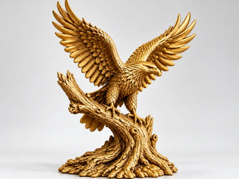 File STL Aquila | Stampa 3D Aquila in Volo | Statua Aquila STL |