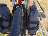 Bike suspension fork bottle cage mount.-0
