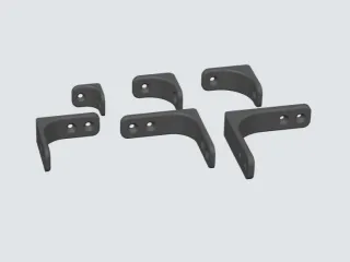 Stylish shelf brackets, Construction Console