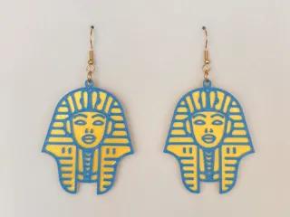 EARRING PHARAOH EGYPT AROS EGIPTO FARAÓN