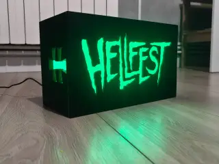 Lampe décoration Hellfest