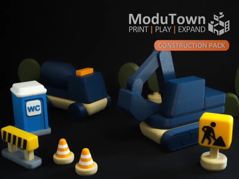 Construction Pack | ModuTown: Modular Toy Town