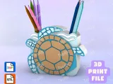 Pen Holder Sea turtle-0