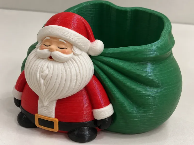Kerstman met zak