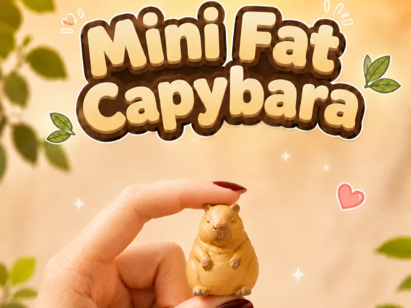 Mini Fat Capybara – Funny Collection