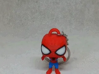 Chipi spiderman keychain