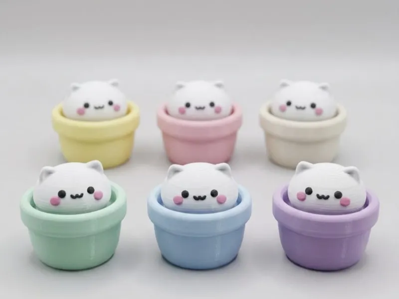cat clicker keychain