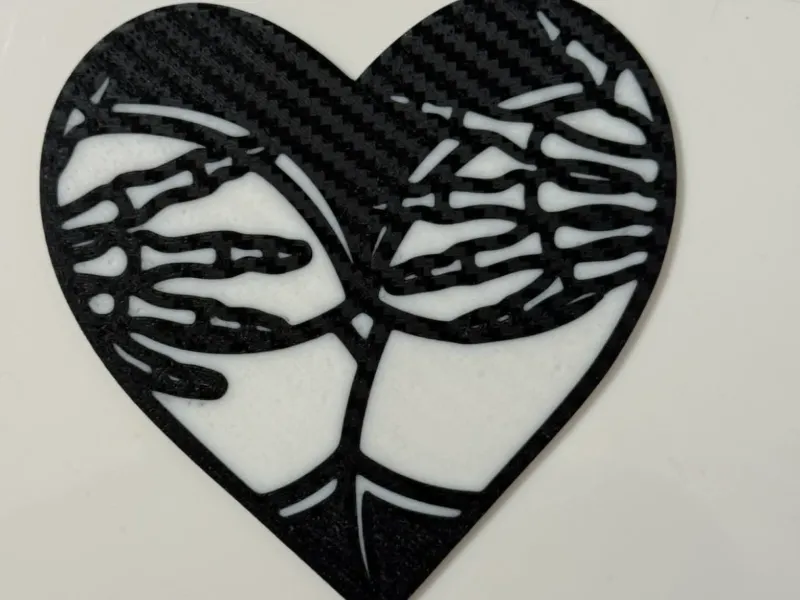 A heart Shaped Coaster