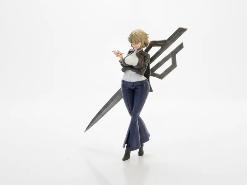 Tailor Babe Anime Warrior Figurine 3D Printable