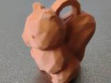 Low Poly Squirrel Keychain / keyring-0
