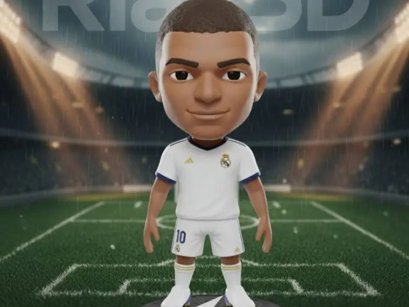 Kylian Mbappe - Mini Figure - Real Madrid (Set 1)