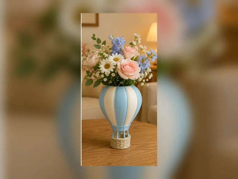 Wazon Frosted Orchid Modern Vase 039