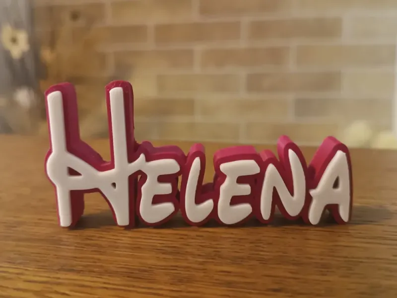 Decoratieve naam Helena Disney