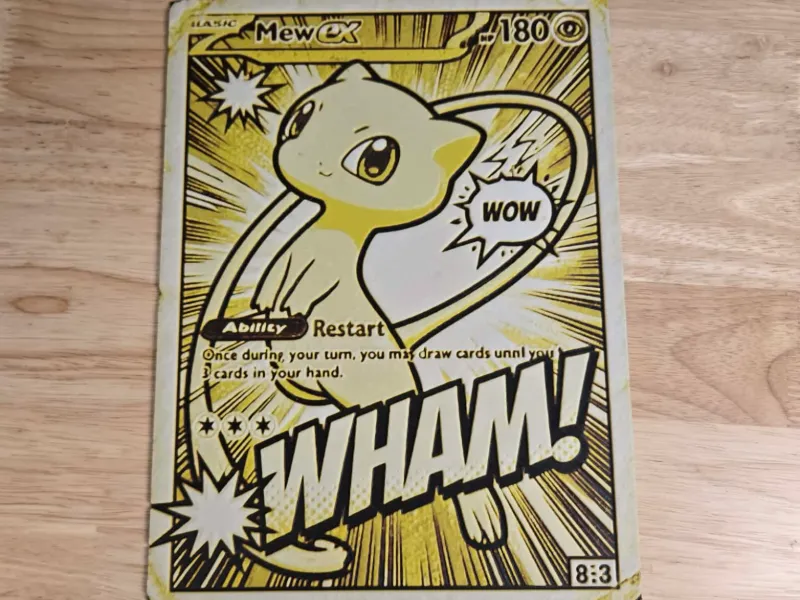 Mew Ex Hue forge Pokémon card Scarlet & Violet