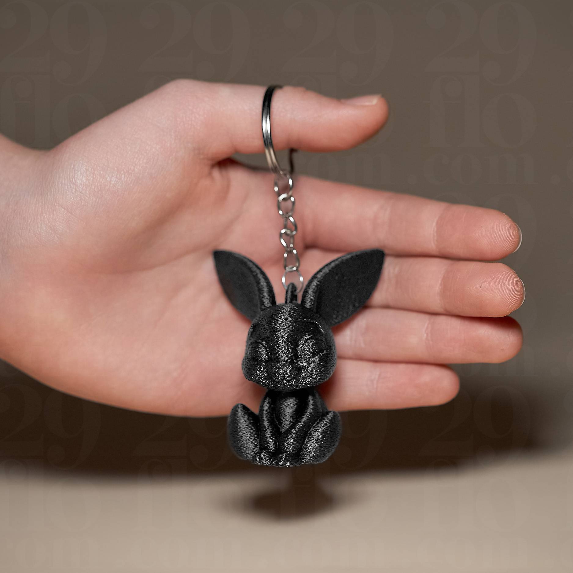 Mini Bunny Figurine and Keychain