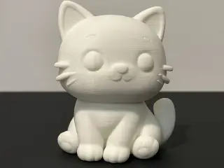 Kawaii cat figurine