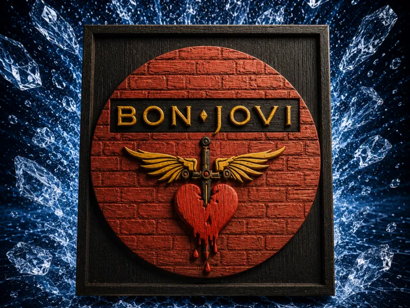 Bon Jovi logo (3mf colored 100×150) plate