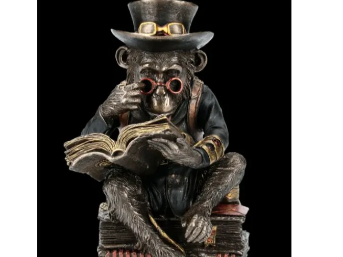 Steampunk Geleerde Chimpansee