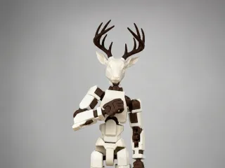 Dummy 13 Stag Head