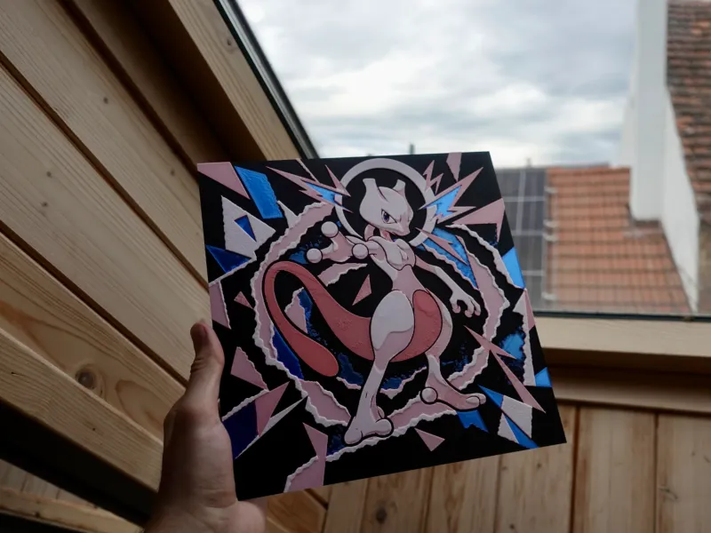 MEWTWO - HueForge/ChromaCanvas