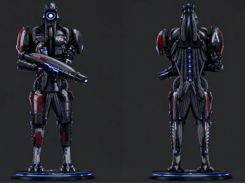 KOSTENLOS - Geth MASS EFFECT Inspiration