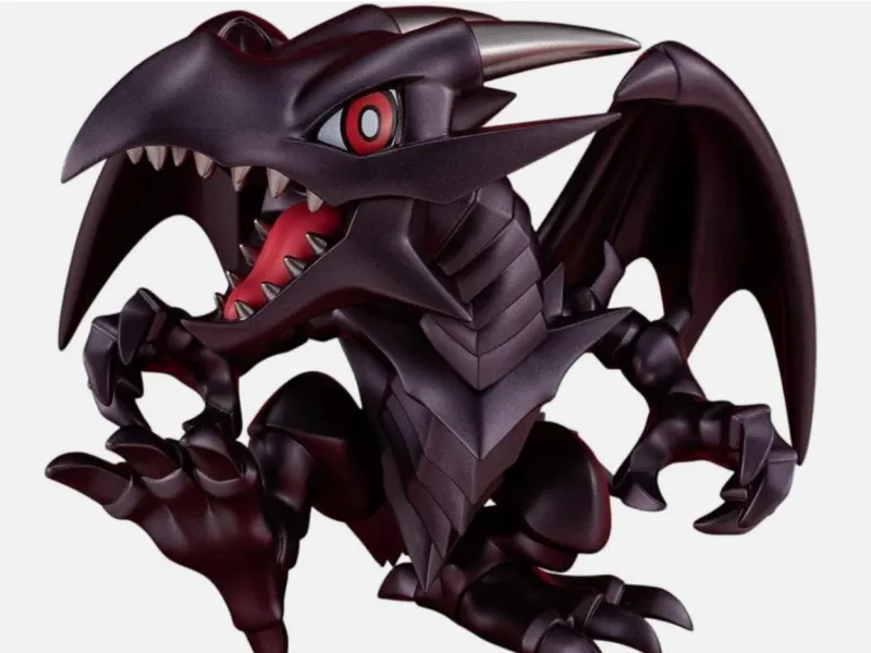 Toon Red Eyes Dragon Black Yugui Oh