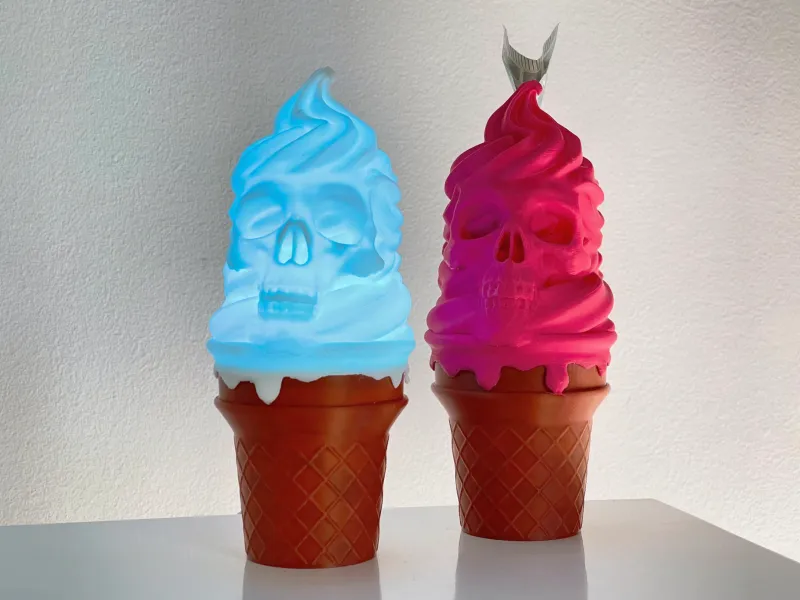 Skull Scoop Duo | LED Night Lamp + Coin Bank